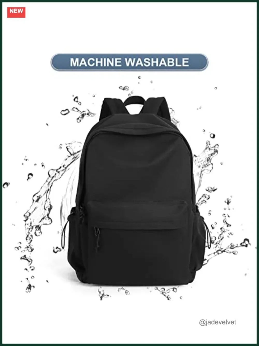 Waterproof Backpack for School Travel Lightweight with Laptop Sleeve
